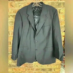 Charcoal Black Brooks Brothers Brookease Sport Coat Size 42R